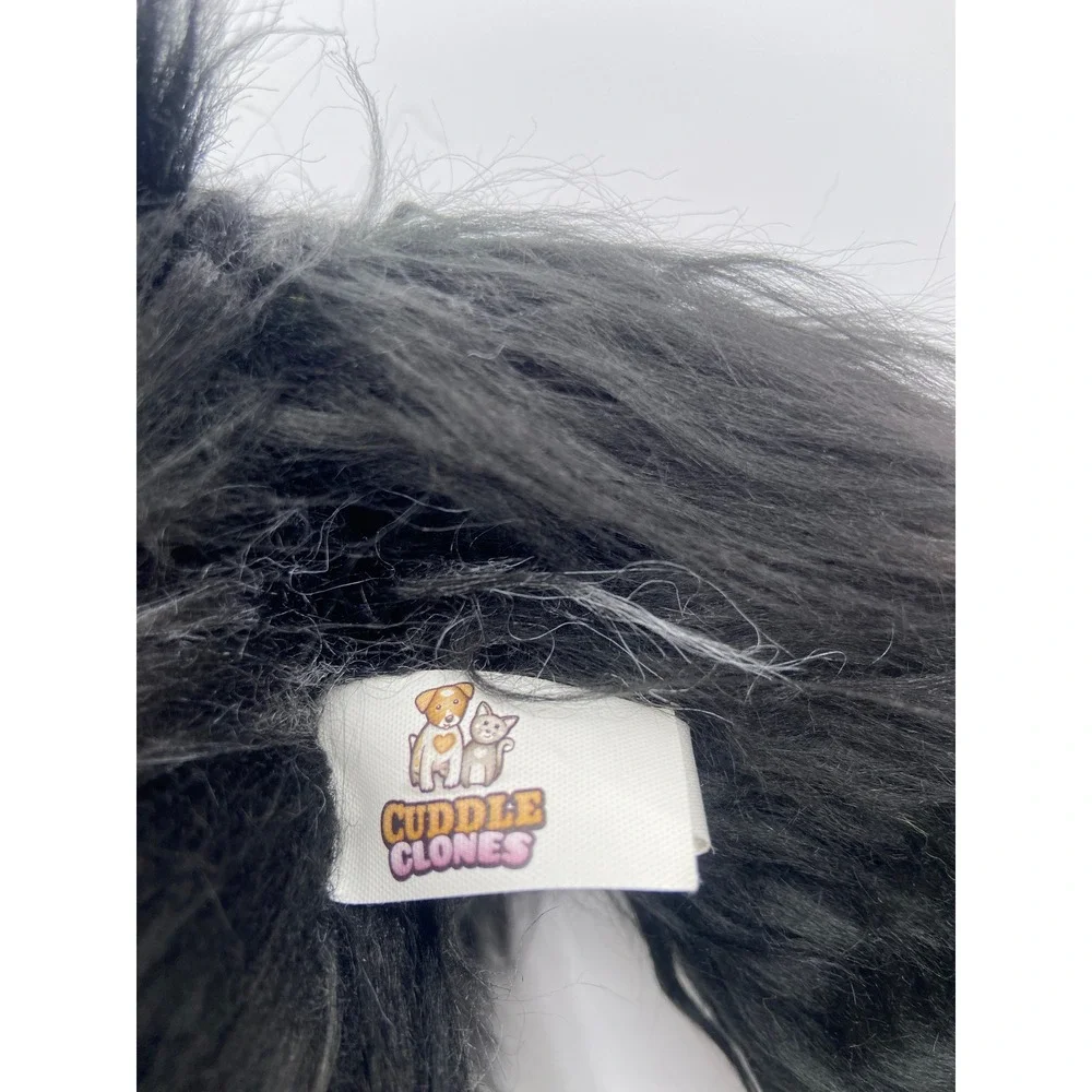 Cuddle Clones Plush Border Collie Dog Black White Realistic Standing 21 Inch